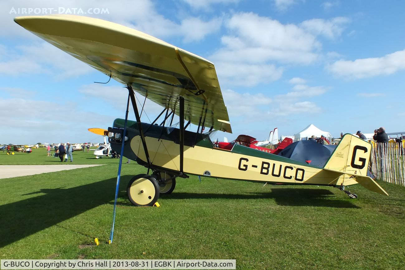 G-BUCO, 1992 Pietenpol Air Camper C/N PFA 047-11829, at the LAA Rally 2013, Sywell