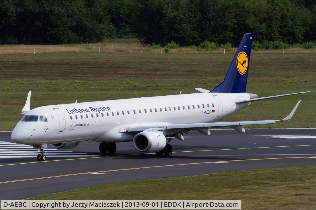 D-AEBC, 2009 Embraer 195LR (ERJ-190-200LR) C/N 19000320, Embraer ERJ-190-200LR 195LR