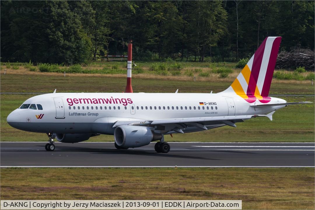 D-AKNG, 1997 Airbus A319-112 C/N 654, Airbus A319-112