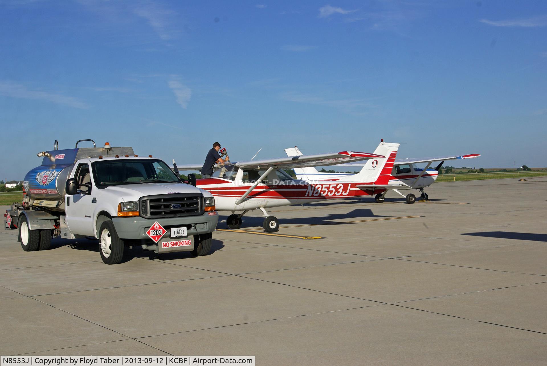 N8553J, 1967 Cessna 150G C/N 15066453, Sitting on the ramp