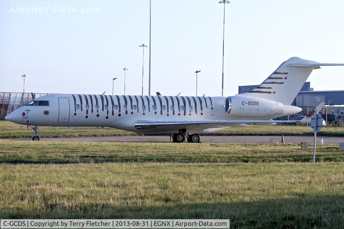 C-GCDS, 2003 Bombardier BD-700-1A10 Global Express C/N 9137, At East Midlands Airport