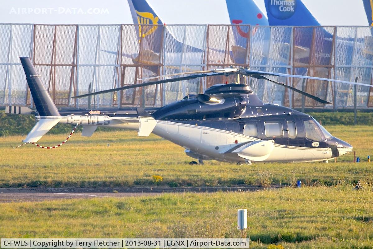 C-FWLS, 2000 Bell 430 C/N 49066, At East Midlands Airport in the UK