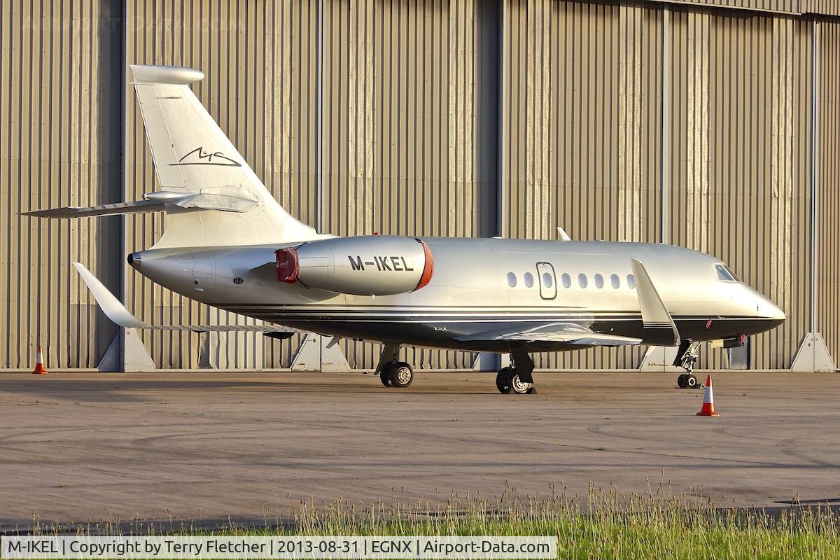 M-IKEL, 2010 Dassault Falcon 2000LX C/N 216, At East Midlands Airport