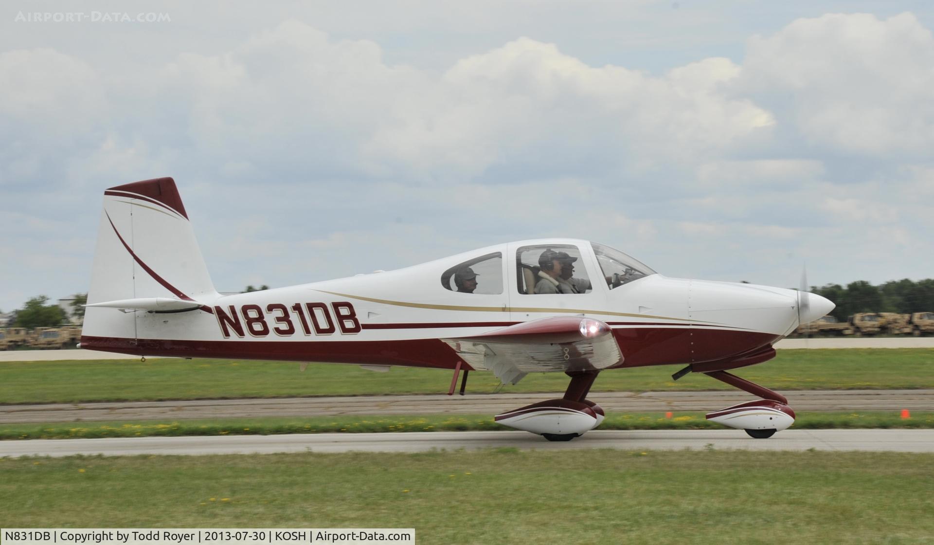 N831DB, Vans RV-10 C/N 40831, Airventure 2013