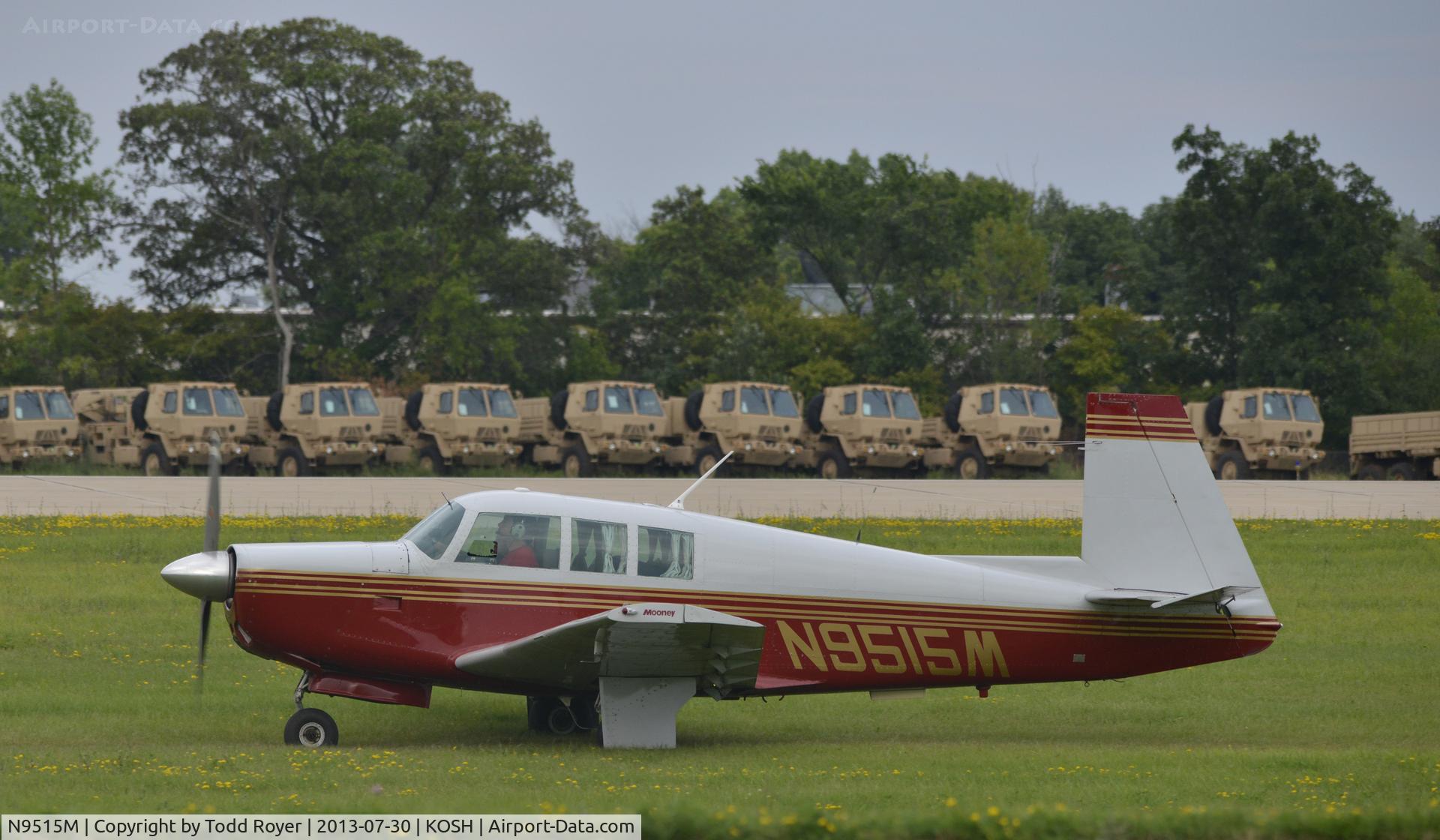 N9515M, 1966 Mooney M20F Executive C/N 670092, Airventure 2013