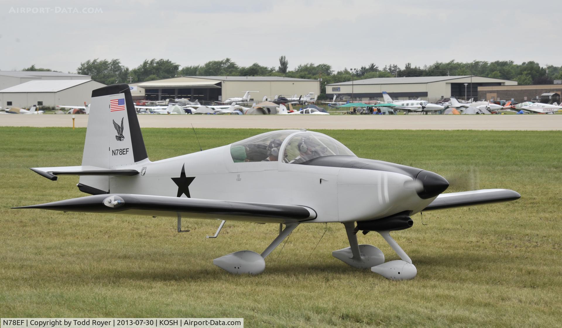 N78EF, 2007 Vans RV-7A C/N 72174, Airventure 2013