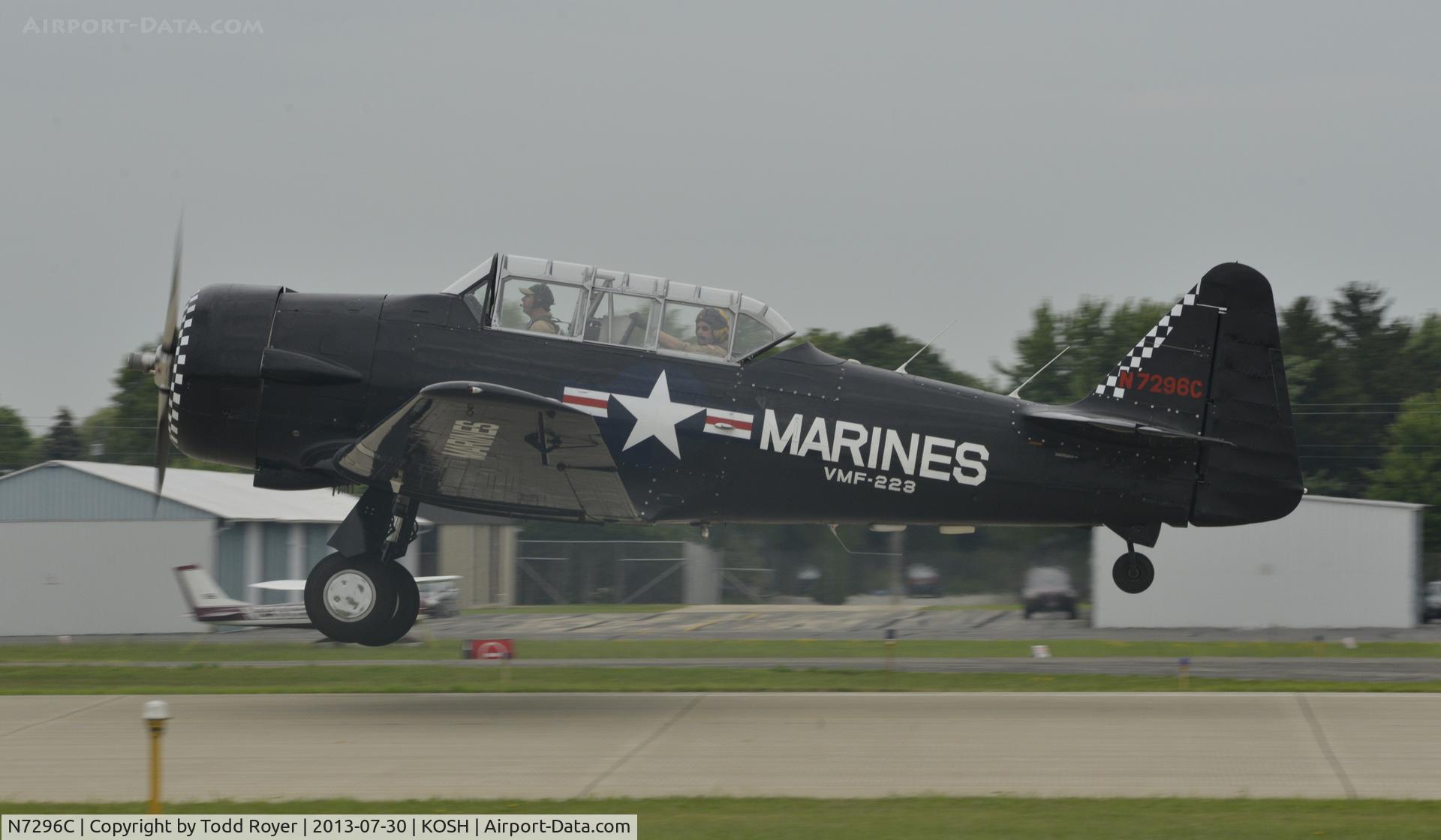 N7296C, North American SNJ-5 Texan C/N 84979, Airventure 2013