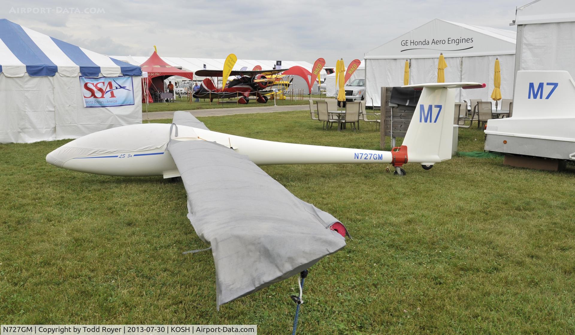N727GM, Rolladen-Schneider LS3-A C/N 3152, Airventure 2013