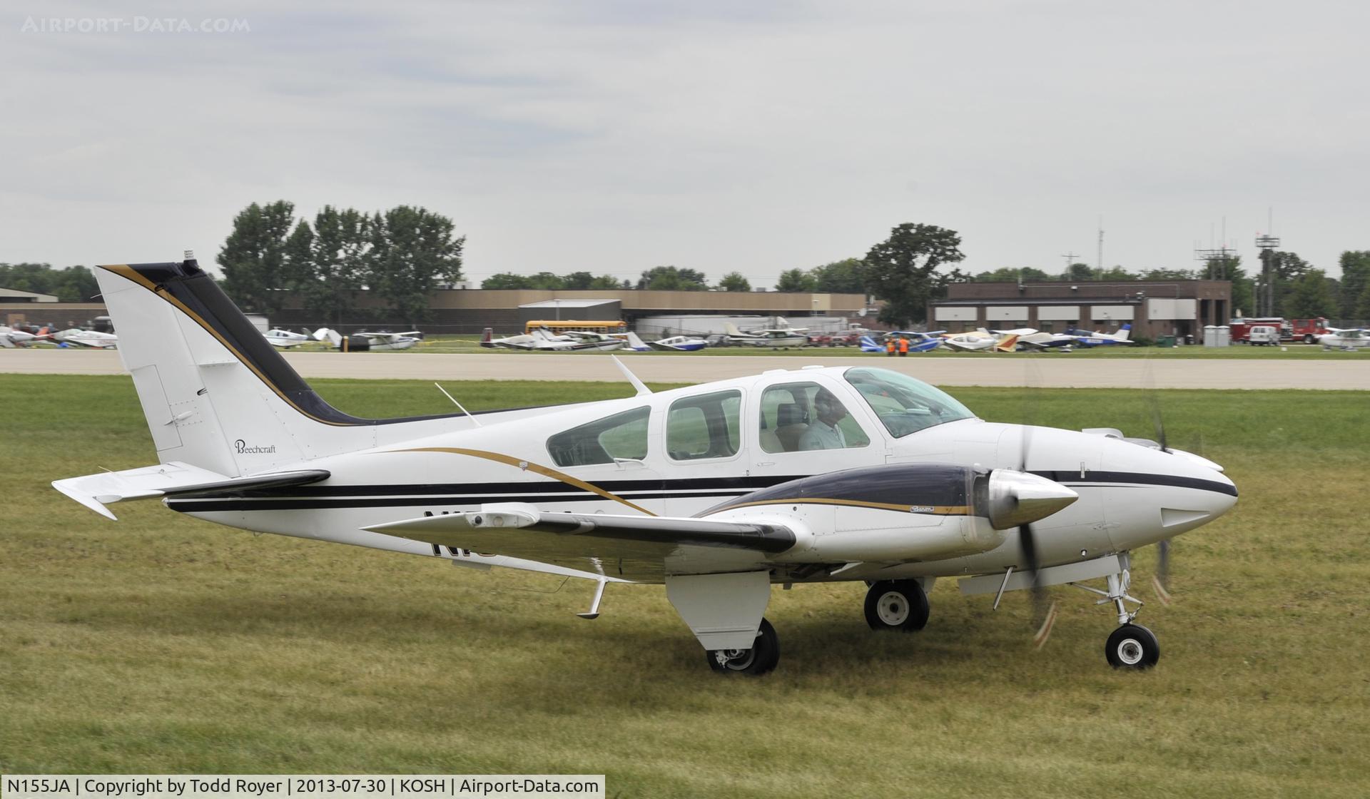 N155JA, 1976 Beech 95-B55 (T42A) Baron C/N TC-1993, Airventure 2013