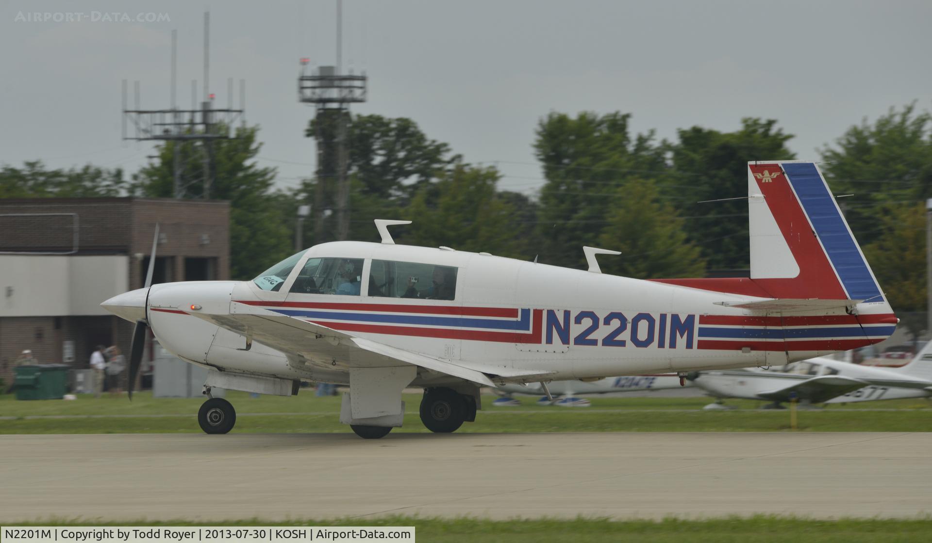 N2201M, 1978 Mooney M20J 201 C/N 24-0560, Airventure 2013