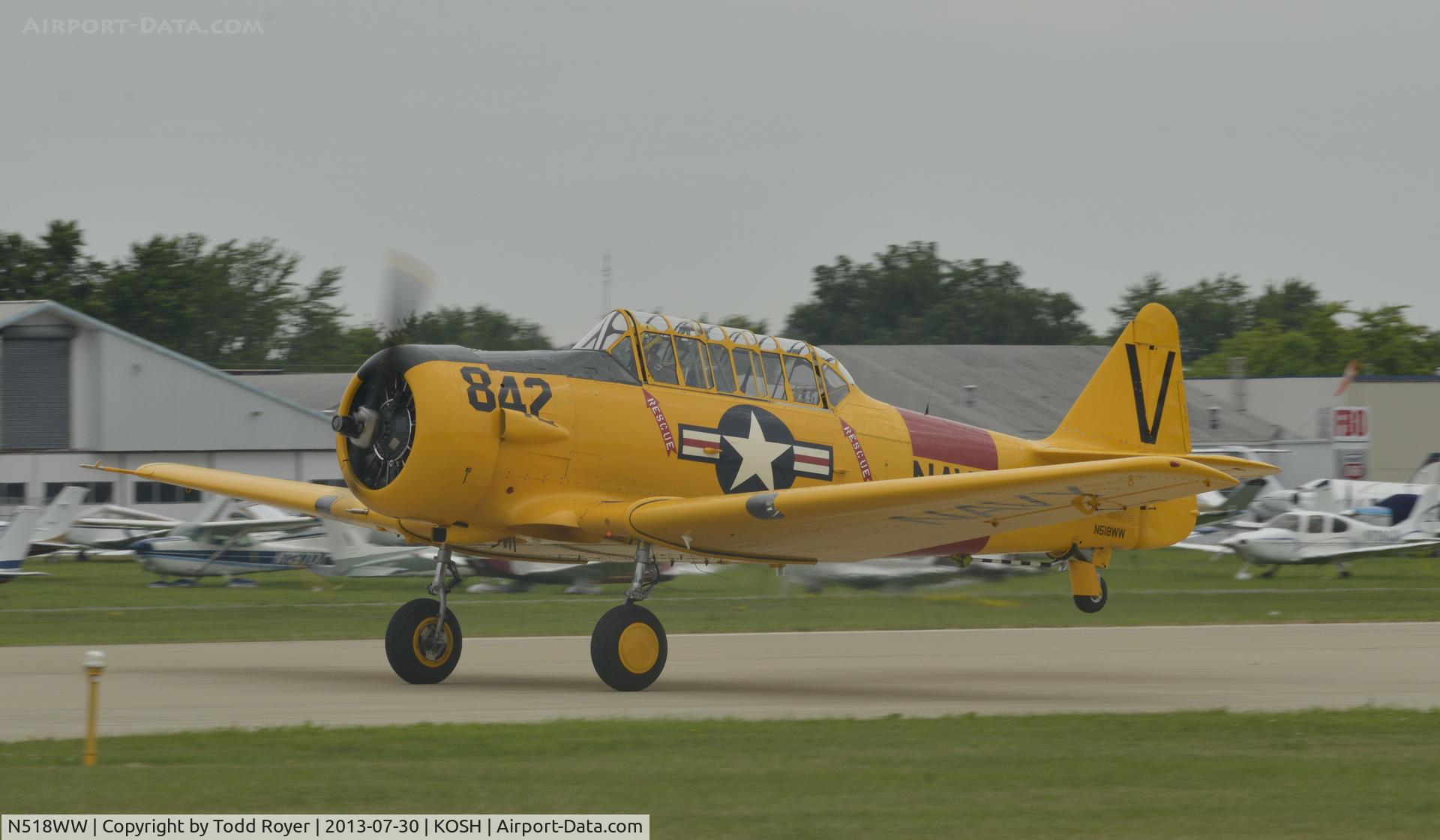 N518WW, North American SNJ-5C Texan Texan C/N 88-14866, Airventure 2013