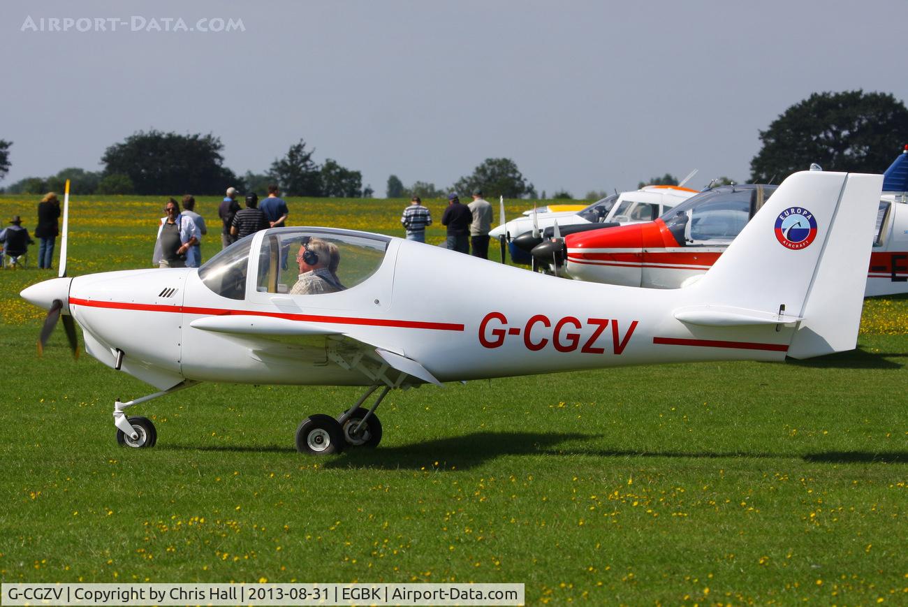 G-CGZV, 2012 Europa XS Tri-Gear C/N PFA 247-13563, at the LAA Rally 2013, Sywell