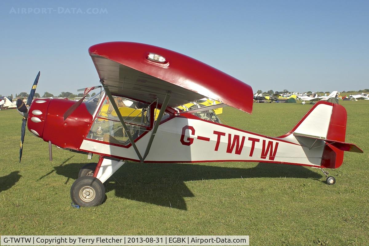 G-TWTW, 2006 Denney Kitfox MK2 C/N PFA 172-11730, Attended the 2013 Light Aircraft Association Rally at Sywell in the UK
