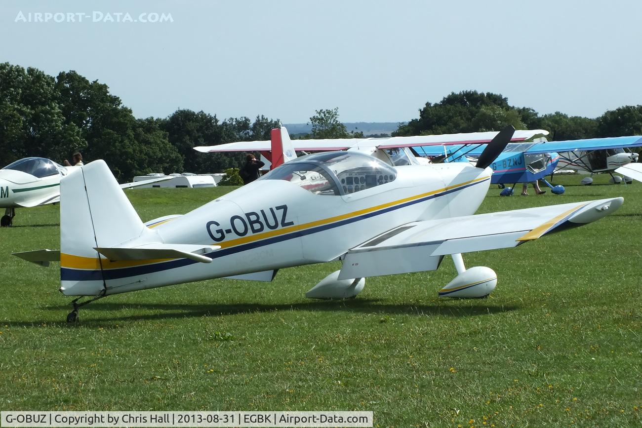 G-OBUZ, 1991 Vans RV-6 C/N 20410, at the LAA Rally 2013, Sywell