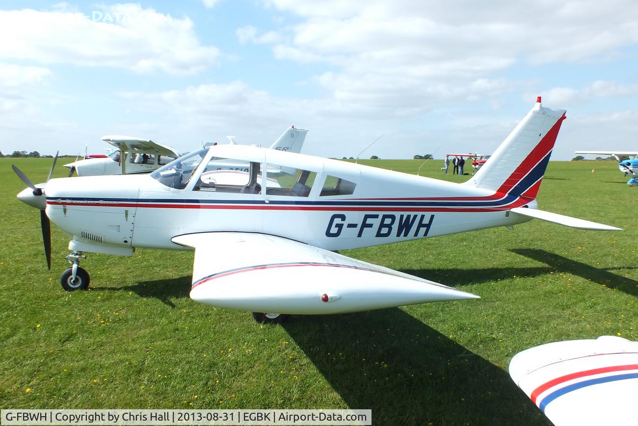 G-FBWH, 1968 Piper PA-28R-180 Cherokee Arrow C/N 28R-30368, at the LAA Rally 2013, Sywell