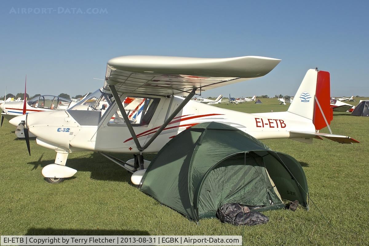 EI-ETB, 2004 Comco Ikarus C42B C/N 0405-6598, Attended the 2013 Light Aircraft Association Rally at Sywell in the UK