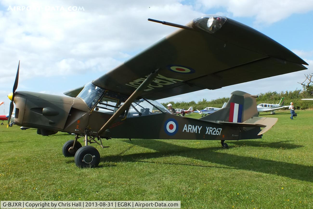 G-BJXR, 1962 Auster AOP.9 C/N 184, at the LAA Rally 2013, Sywell