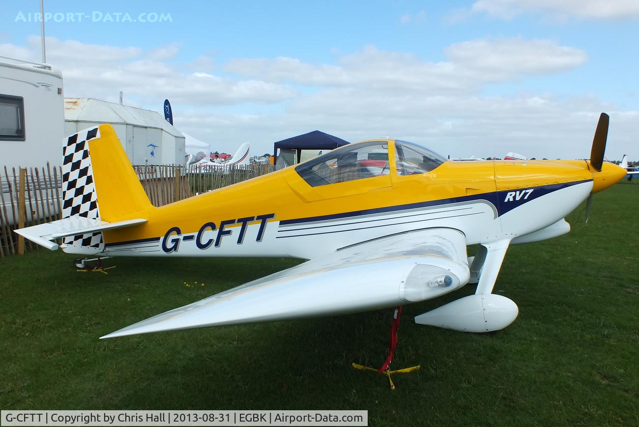 G-CFTT, 2009 Vans RV-7 C/N PFA 323-14405, at the LAA Rally 2013, Sywell