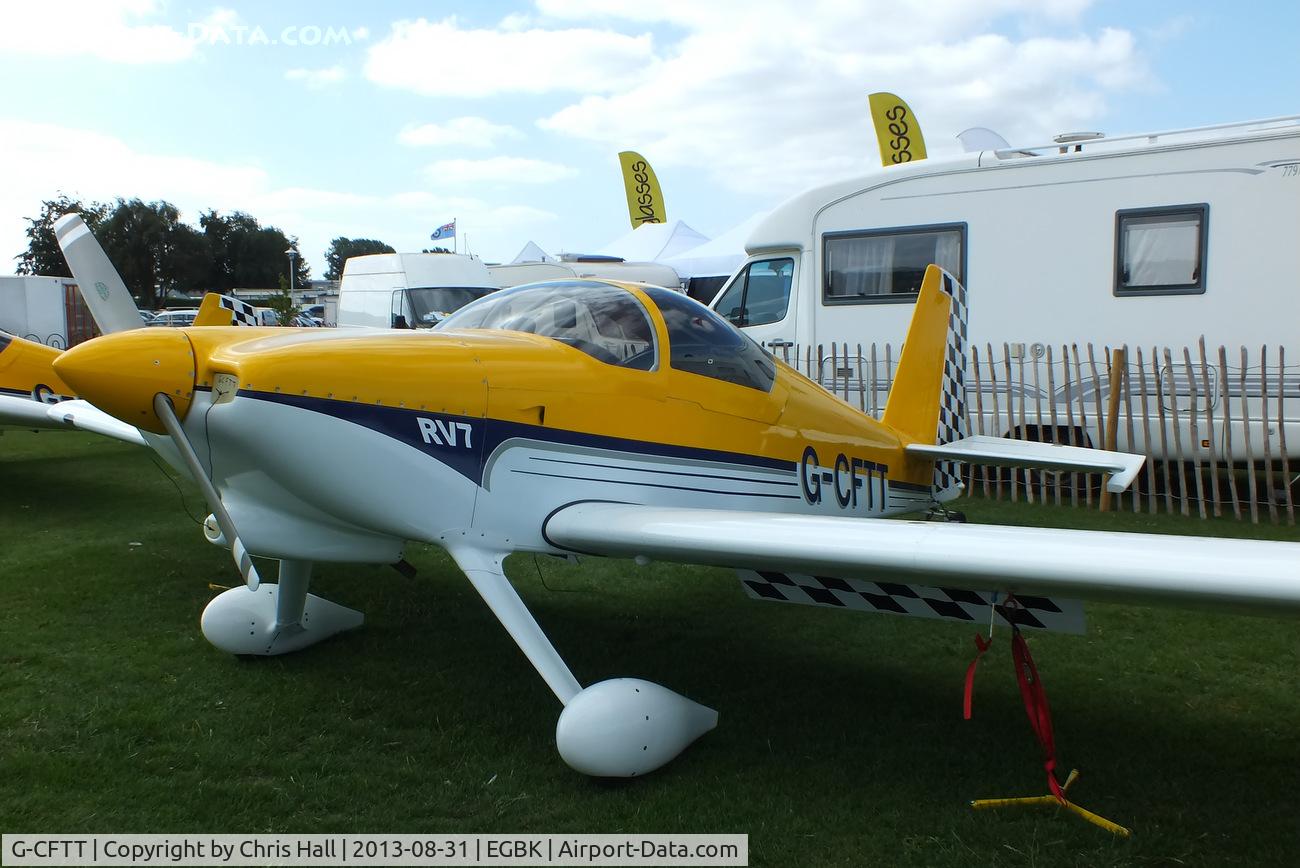 G-CFTT, 2009 Vans RV-7 C/N PFA 323-14405, at the LAA Rally 2013, Sywell