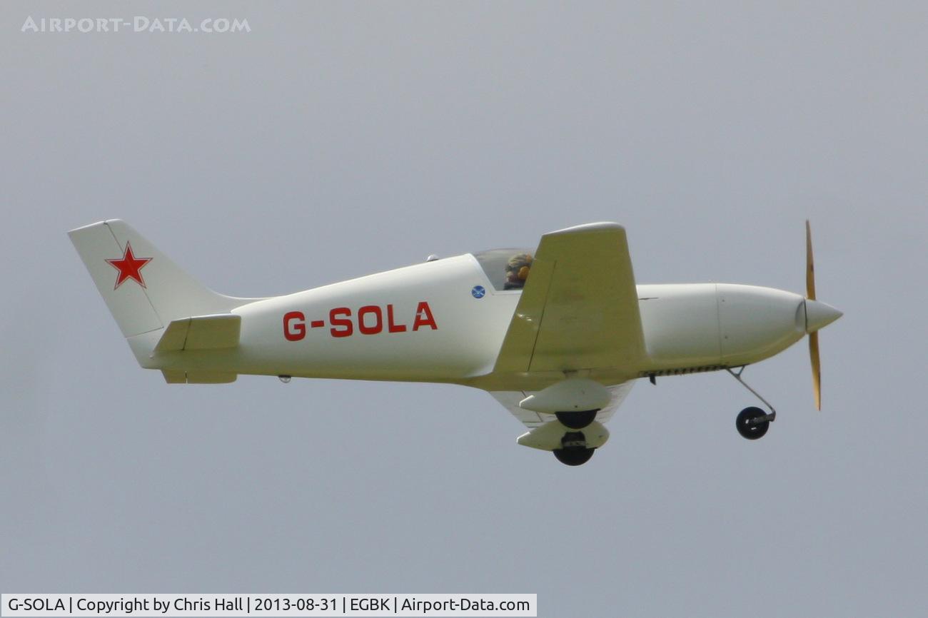 G-SOLA, 1988 Star-Lite SL-1 C/N PFA 175-11311, at the LAA Rally 2013, Sywell