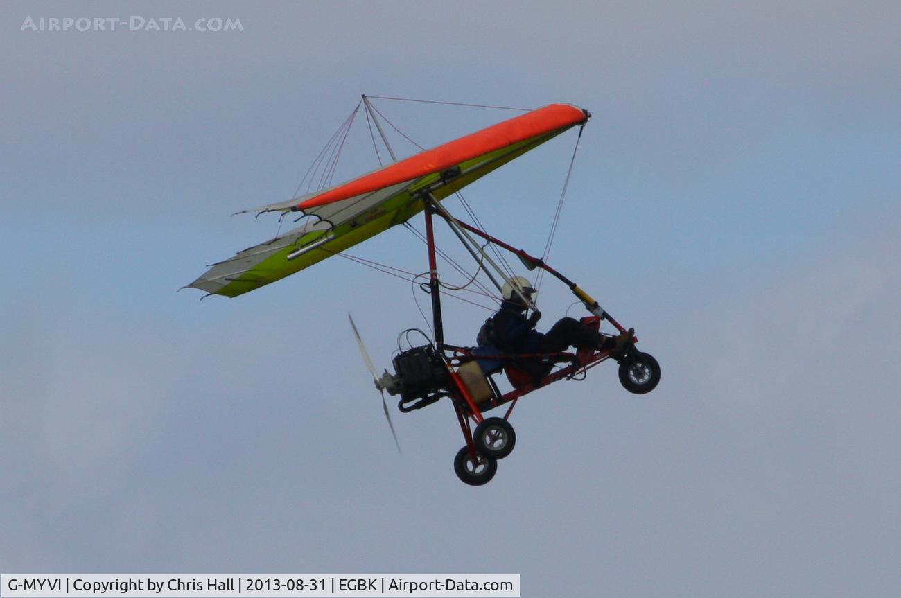 G-MYVI, 1994 Air Creation Ultraflight Fun 18S GTBIS C/N 94/004, at the LAA Rally 2013, Sywell
