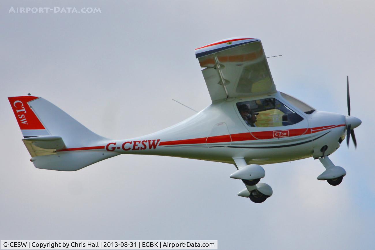 G-CESW, 2007 Flight Design CTSW C/N 8296, at the LAA Rally 2013, Sywell