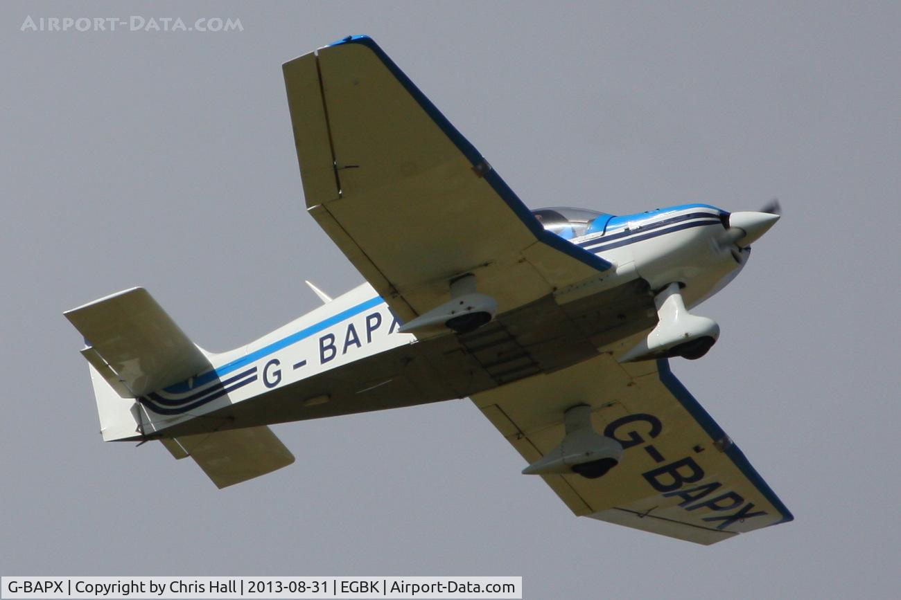 G-BAPX, 1972 Robin DR-400-160 Chevalier C/N 789, at the LAA Rally 2013, Sywell