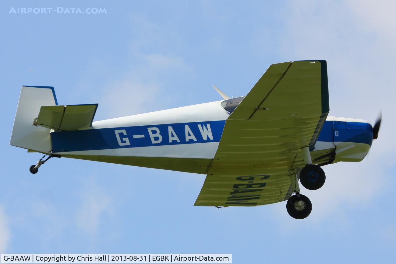 G-BAAW, 1956 Jodel D-119 C/N 366, at the LAA Rally 2013, Sywell