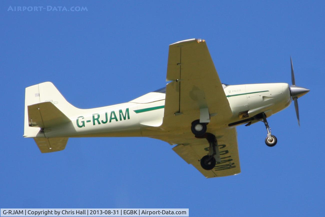 G-RJAM, 2012 Frati F-8L Falco C/N PFA 100-11665, at the LAA Rally 2013, Sywell