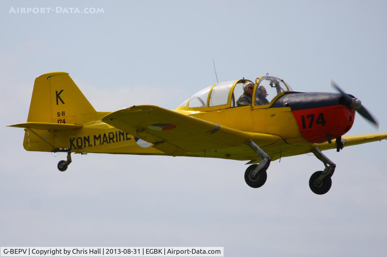 G-BEPV, 1950 Fokker S.11-1 Instructor C/N 6274, at the LAA Rally 2013, Sywell
