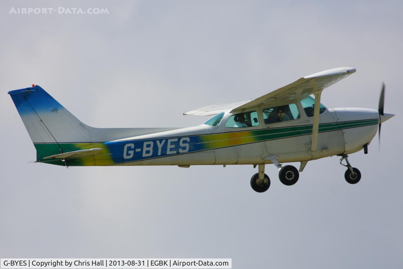 G-BYES, 1981 Cessna 172P C/N 172-74514, at the LAA Rally 2013, Sywell