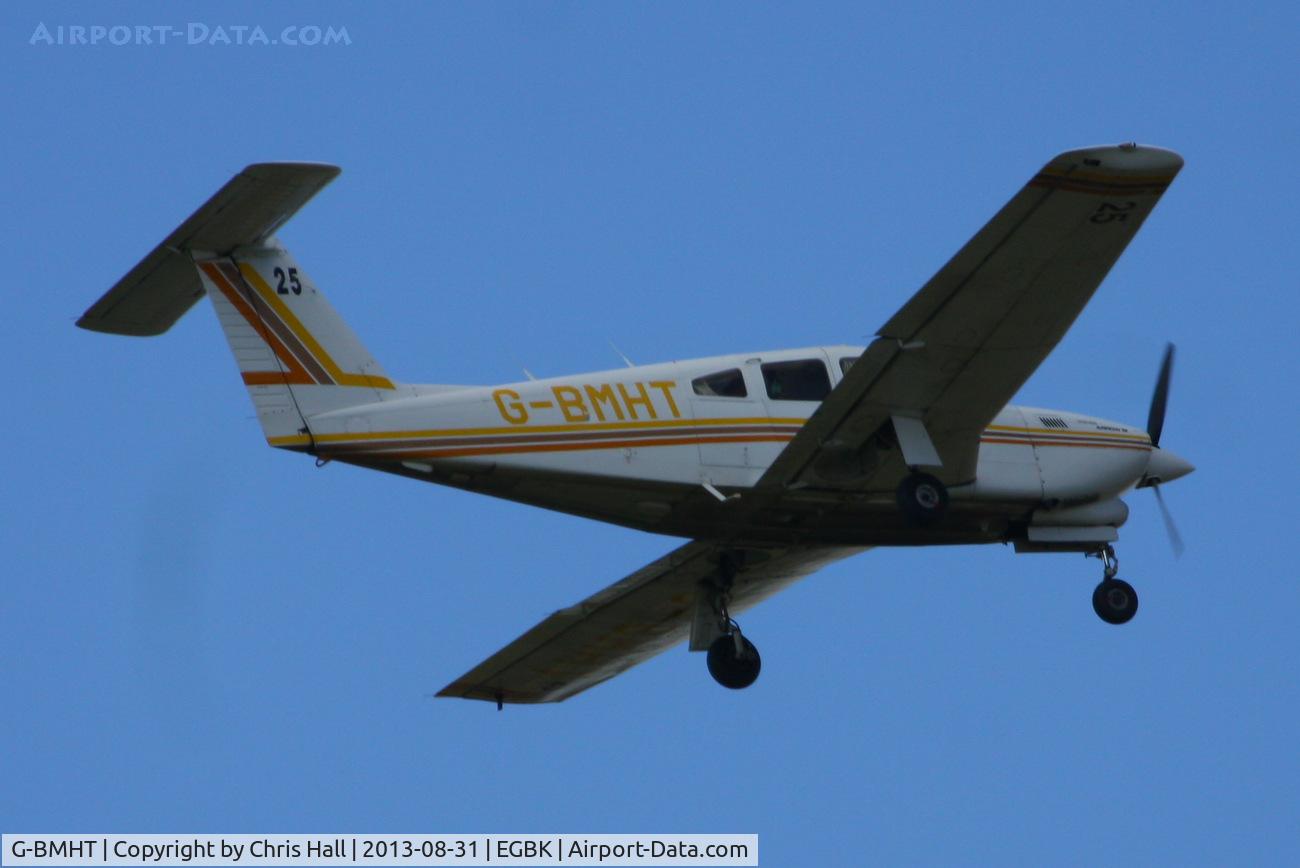 G-BMHT, 1981 Piper PA-28RT-201T Turbo Arrow IV C/N 28R-8231010, at the LAA Rally 2013, Sywell