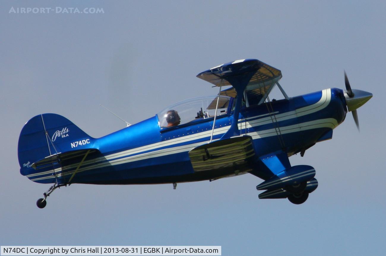 N74DC, 1980 Aerotek Pitts S-2A Special C/N 2228, at the LAA Rally 2013, Sywell