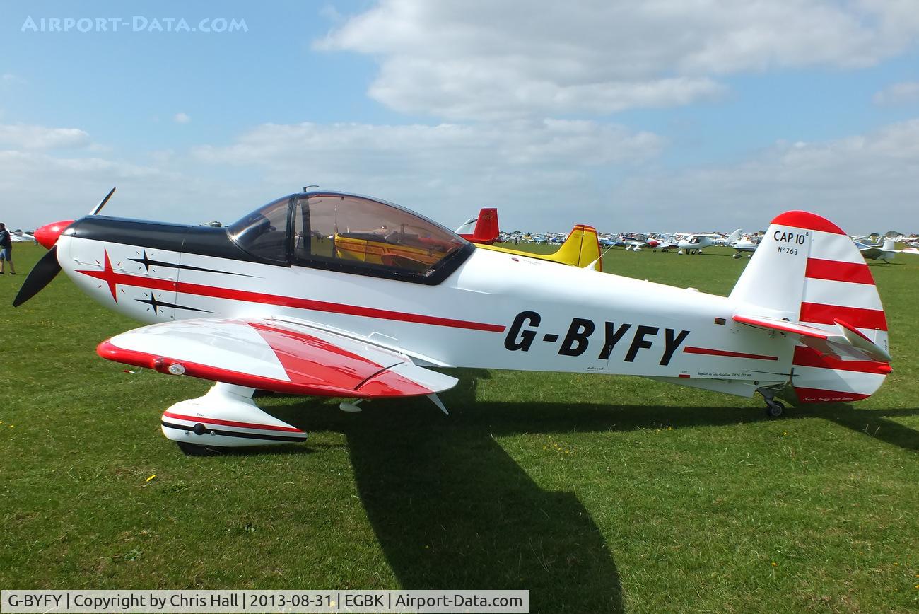 G-BYFY, 1992 Mudry CAP-10B C/N 263, at the LAA Rally 2013, Sywell