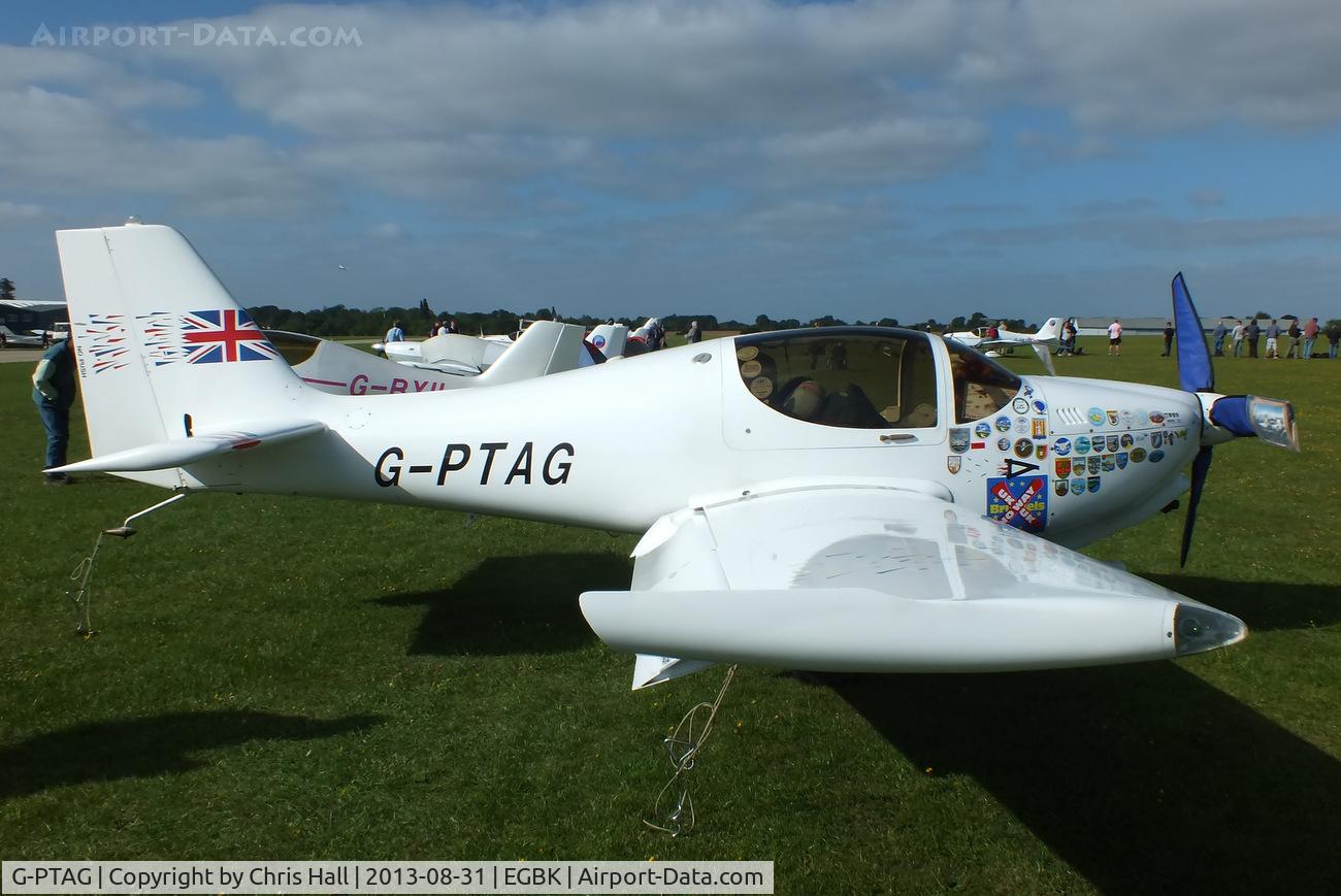 G-PTAG, 2000 Europa Tri-Gear C/N PFA 247-13121, at the LAA Rally 2013, Sywell