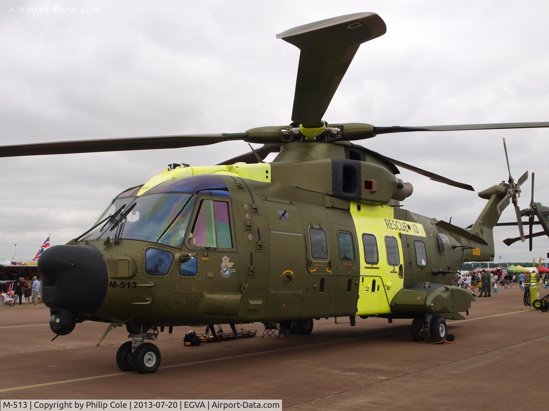 M-513, 2006 AgustaWestland EH-101 Mk.512 Merlin Joint Supporter C/N 50162/512013/DEN13, RIAT 2013