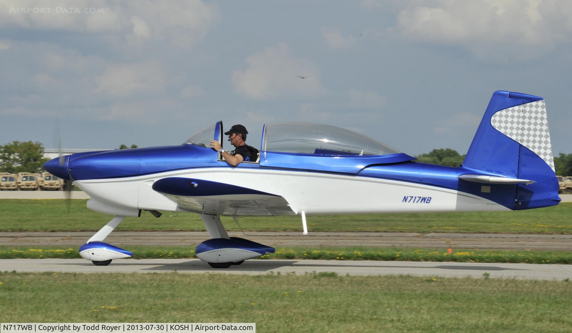 N717WB, 2006 Vans RV-8A C/N 80363, Airventure 2013