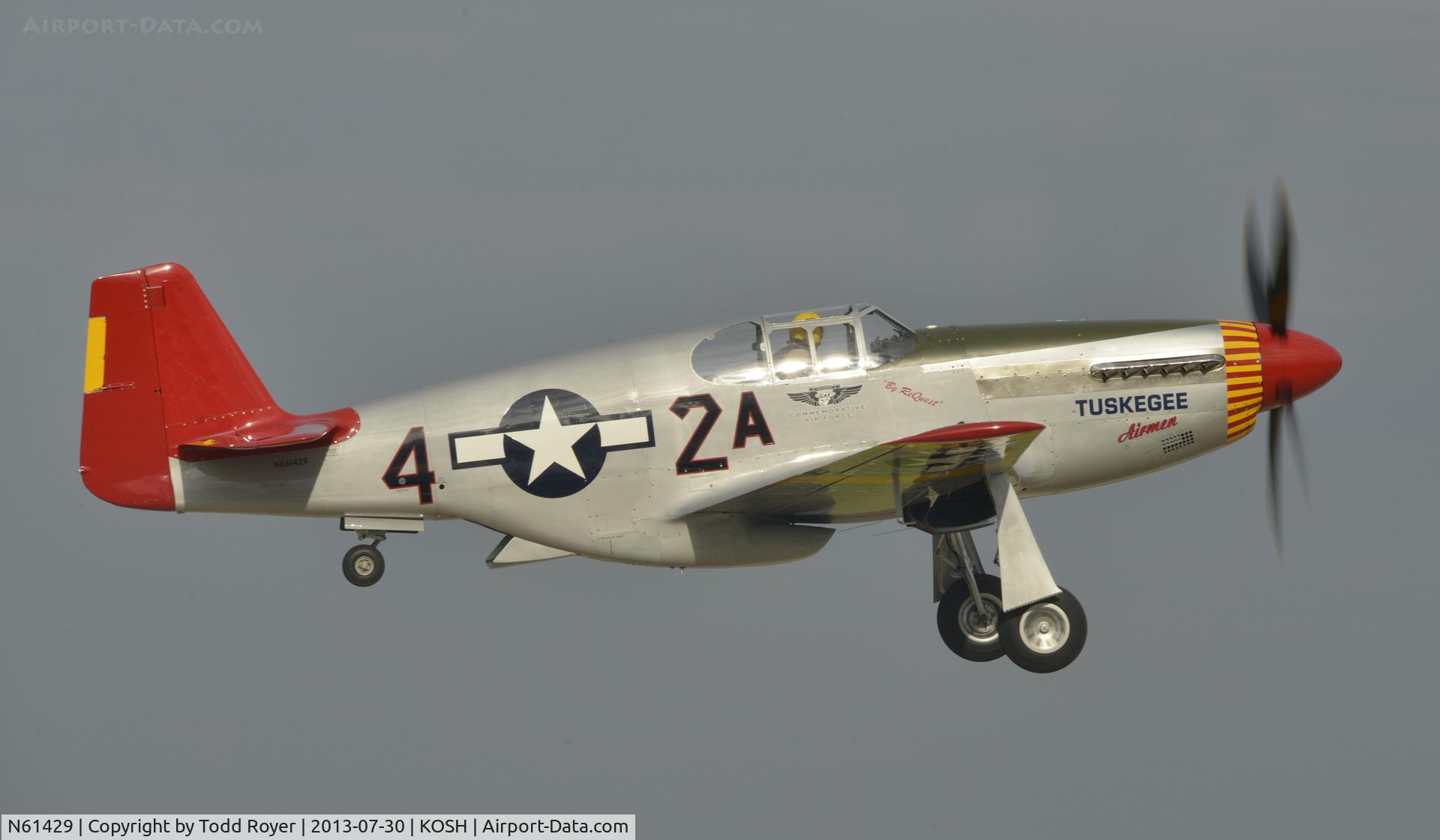 N61429, 1942 North American P-51C Mustang C/N 103-26199, Airventure 2013