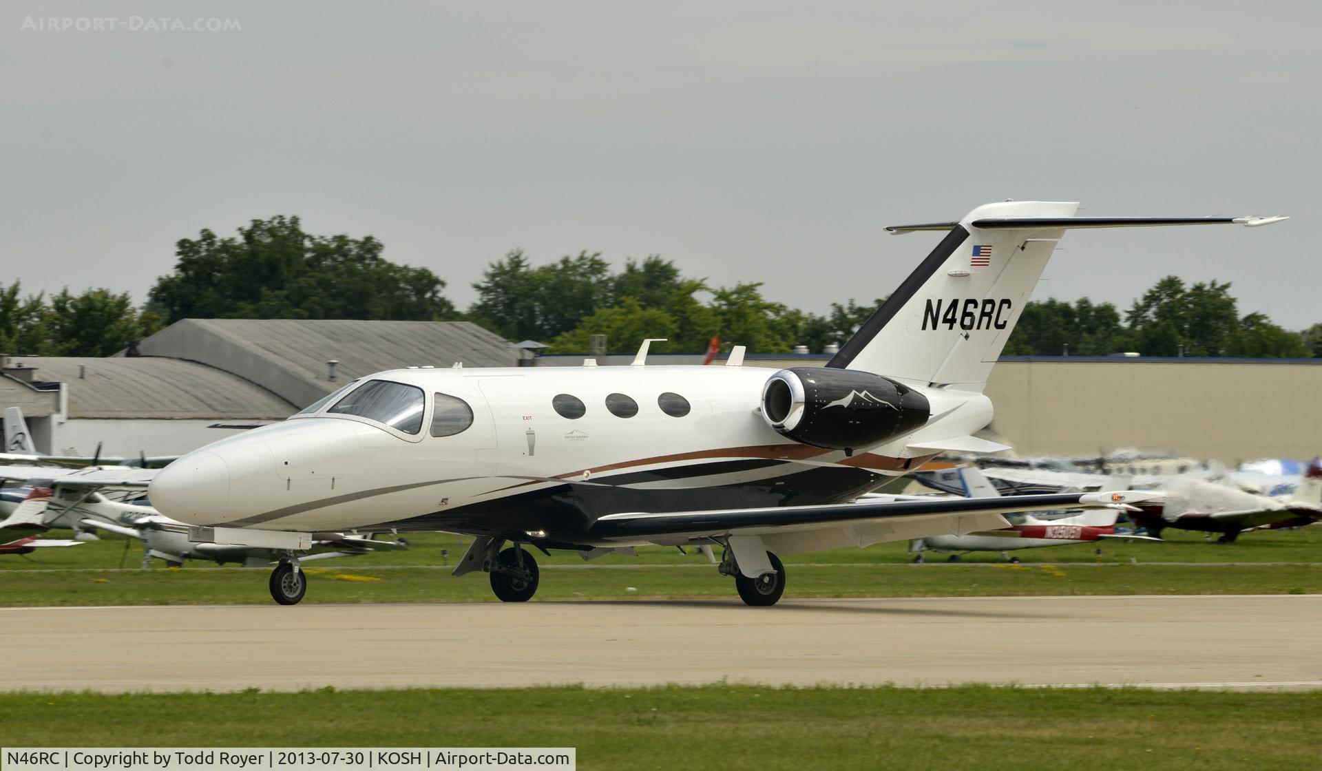 N46RC, 2010 Cessna 510 Citation Mustang Citation Mustang C/N 510-0327, Airventure 2013