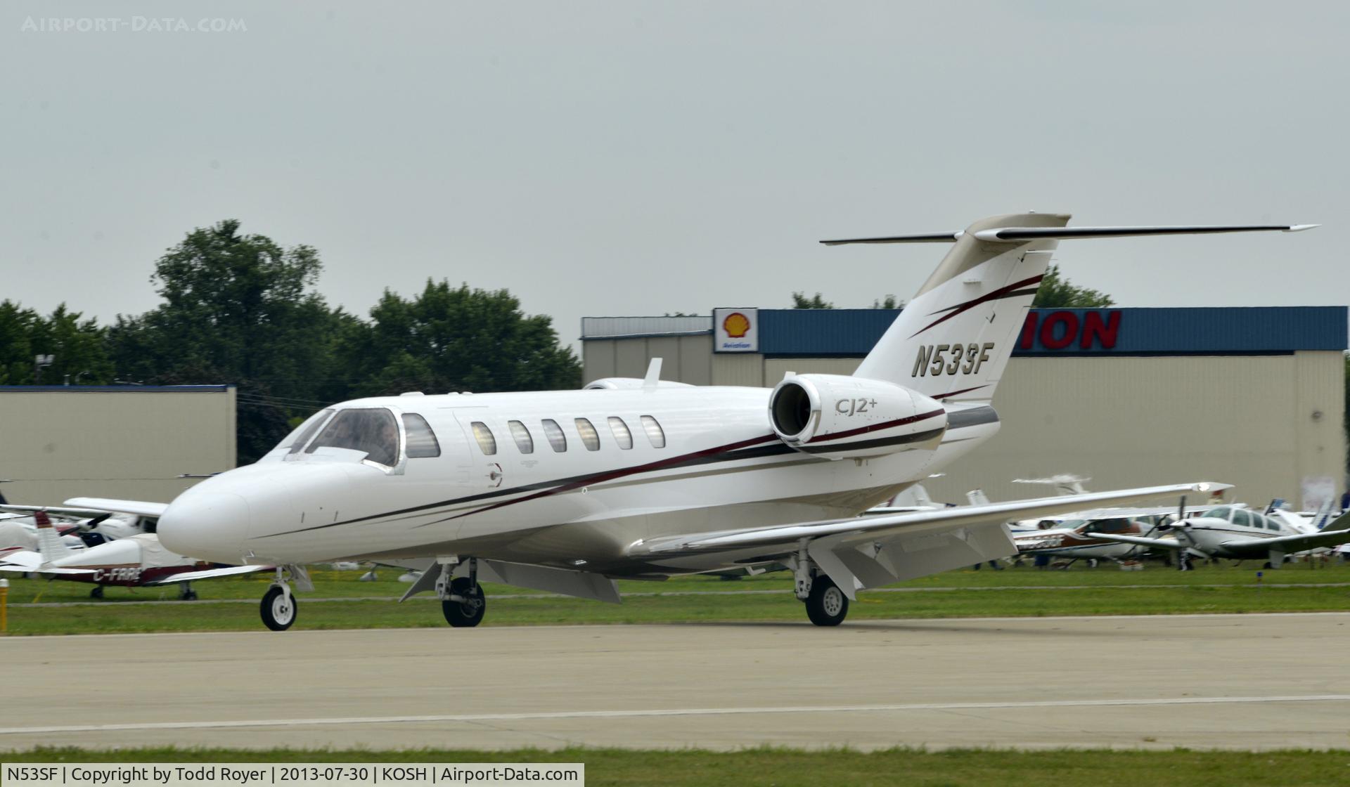 N53SF, 2005 Cessna 525B CitationJet CJ3 C/N 525B0001, Airventure 2013