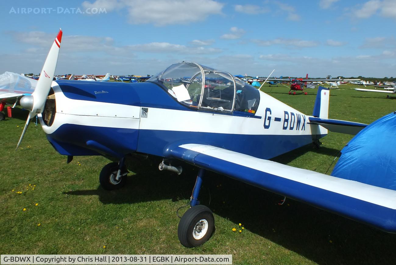 G-BDWX, 1966 Jodel (Wassmer) D-120A Paris-Nice C/N 311, at the LAA Rally 2013, Sywell
