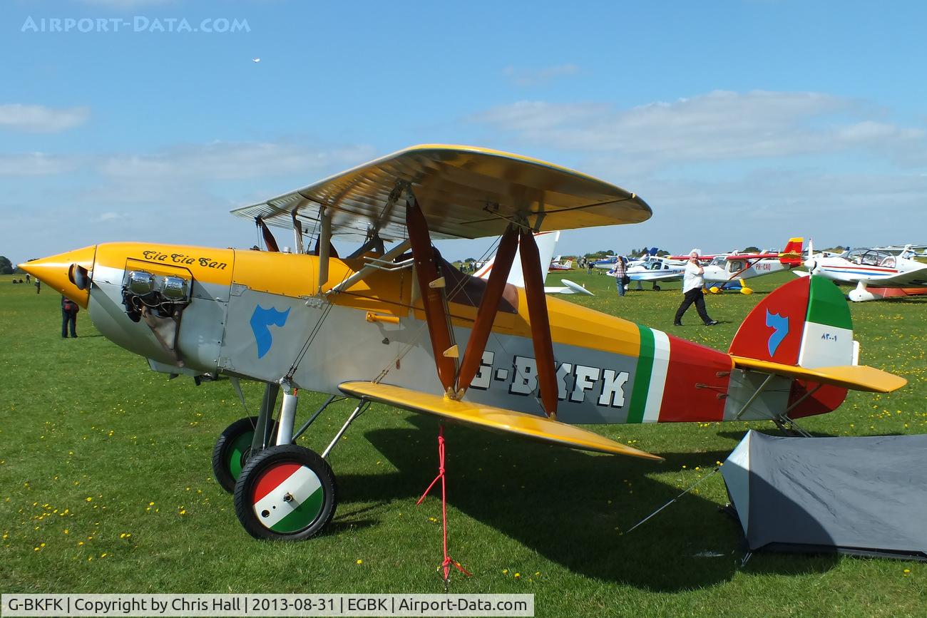 G-BKFK, 1988 Isaacs Fury II C/N PFA 011-10038, at the LAA Rally 2013, Sywell