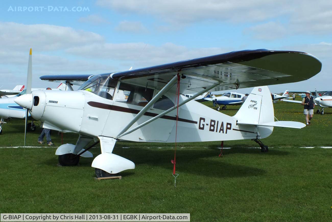 G-BIAP, 1950 Piper PA-16 Clipper Clipper C/N 16-732, at the LAA Rally 2013, Sywell