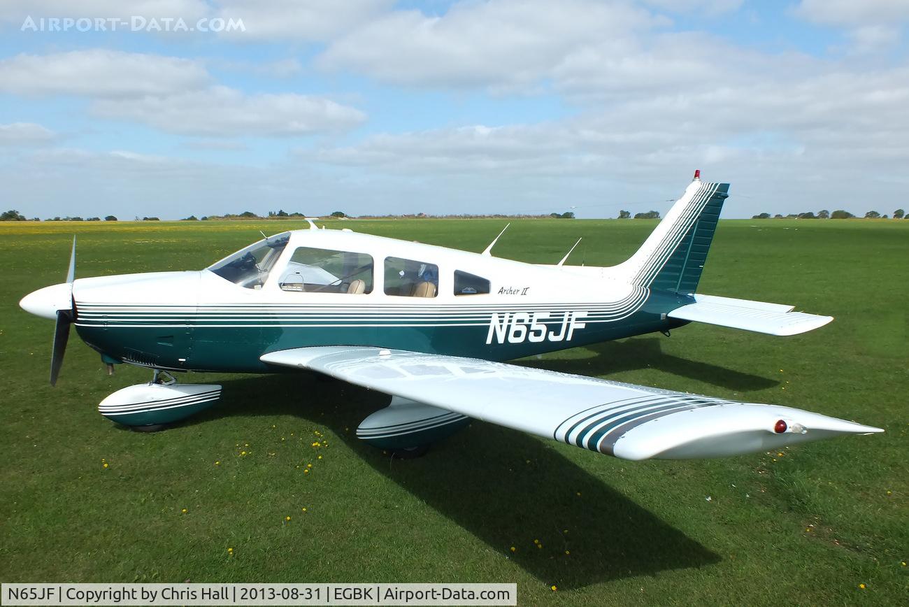 N65JF, 1978 Piper PA-28-181 Cherokee Archer II C/N 28-7990140, at the LAA Rally 2013, Sywell