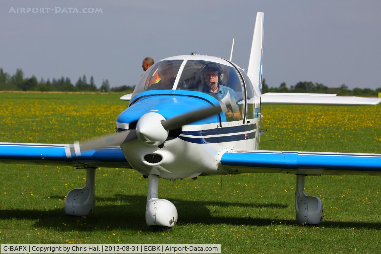 G-BAPX, 1972 Robin DR-400-160 Chevalier C/N 789, at the LAA Rally 2013, Sywell