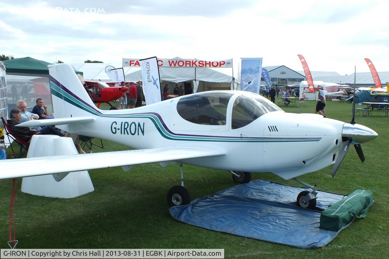 G-IRON, 2005 Europa XS Tri-Gear C/N PFA 247-14235, at the LAA Rally 2013, Sywell