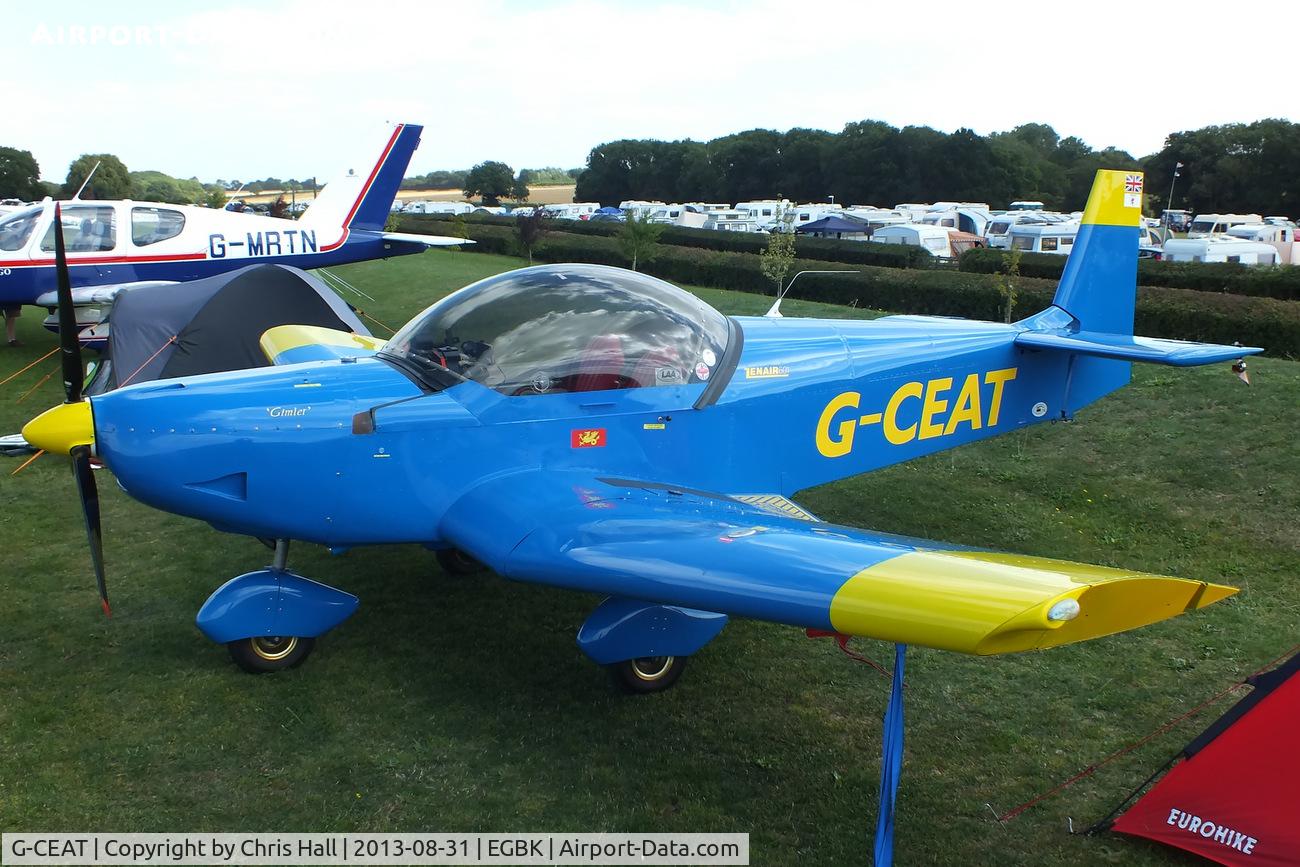 G-CEAT, 2006 Zenair CH-601 HDS Zodiac C/N PFA 162-13930, at the LAA Rally 2013, Sywell