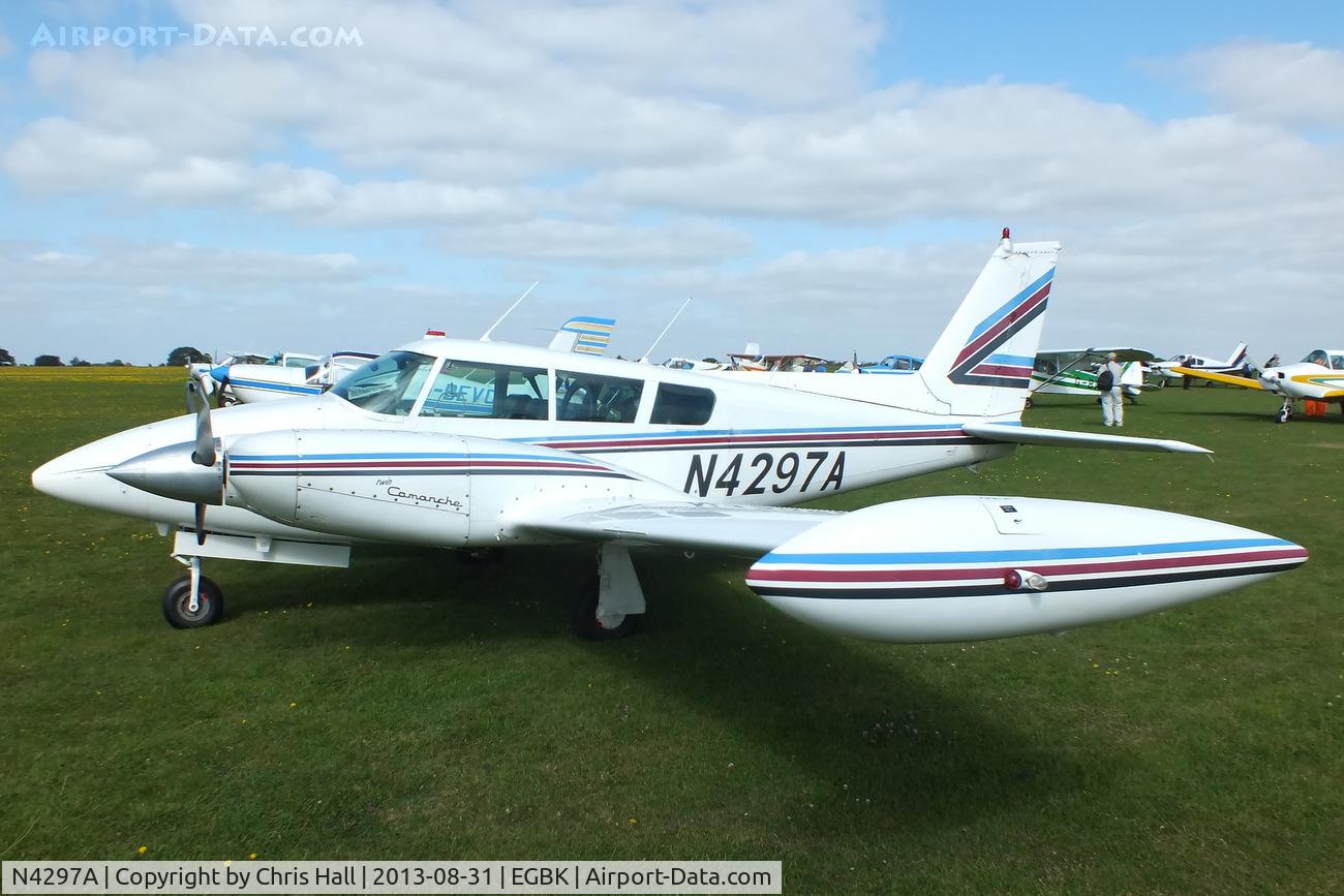 N4297A, 1971 Piper PA-39 Twin Comanche C/R C/N 39-114, at the LAA Rally 2013, Sywell