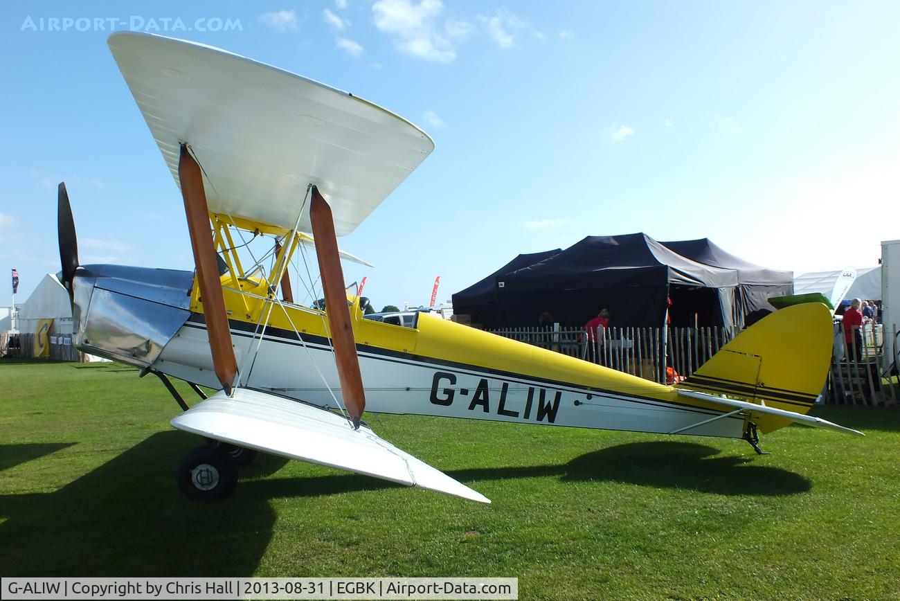 G-ALIW, 1938 De Havilland DH-82A Tiger Moth II C/N 82901, at the LAA Rally 2013, Sywell