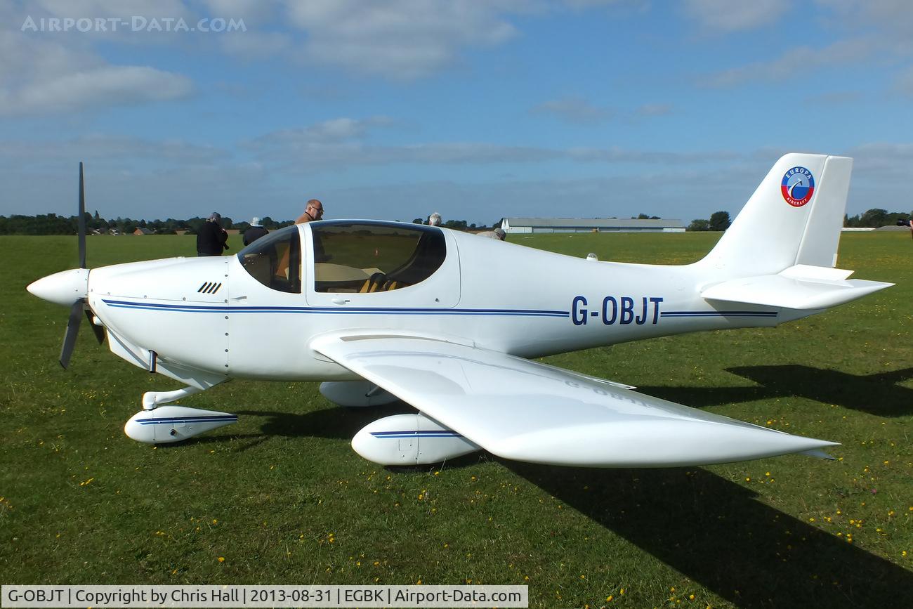 G-OBJT, 2005 Europa Tri-Gear C/N PFA 247-12623, at the LAA Rally 2013, Sywell
